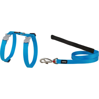 Classic Turquoise Cat Harness & Lead Combo