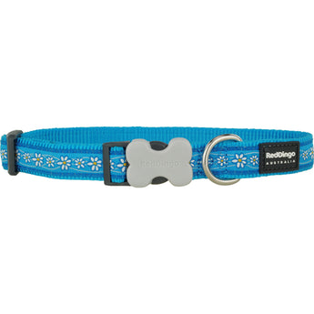 Daisy Chain Turquoise Dog Collar