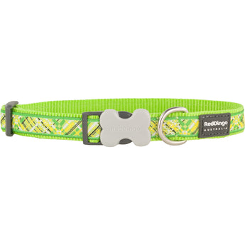 Fianno Lime Green Collar 25mm (1" Wide - 16-24" Length)