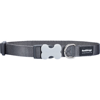 Classic Cool Grey Dog Collar