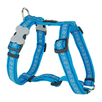Daisy Chain Turquoise Dog Harness