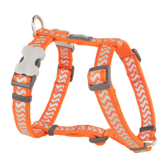 Reflective Ziggy Orange Dog Harness