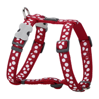 White Spots on Red Dog Harness
