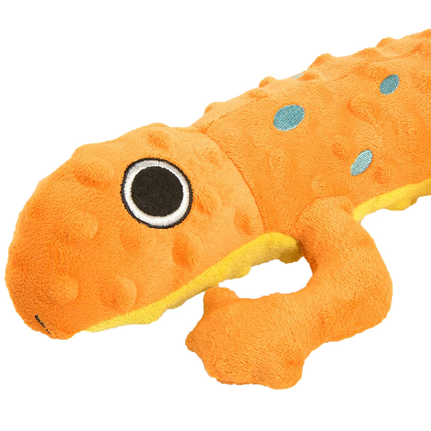 GoDog Amphibianz Gecko Plush Dog Toy – DogTuff - Main Image