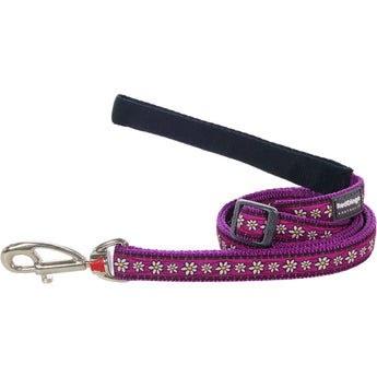 Daisy Chain Purple Dog Leash