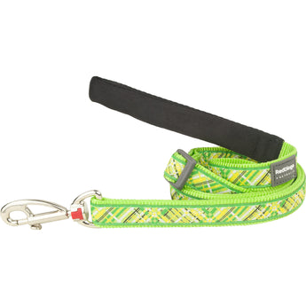 Fianno Lime Green Leash 15mm (5/8" Wide - 4-6' Length)