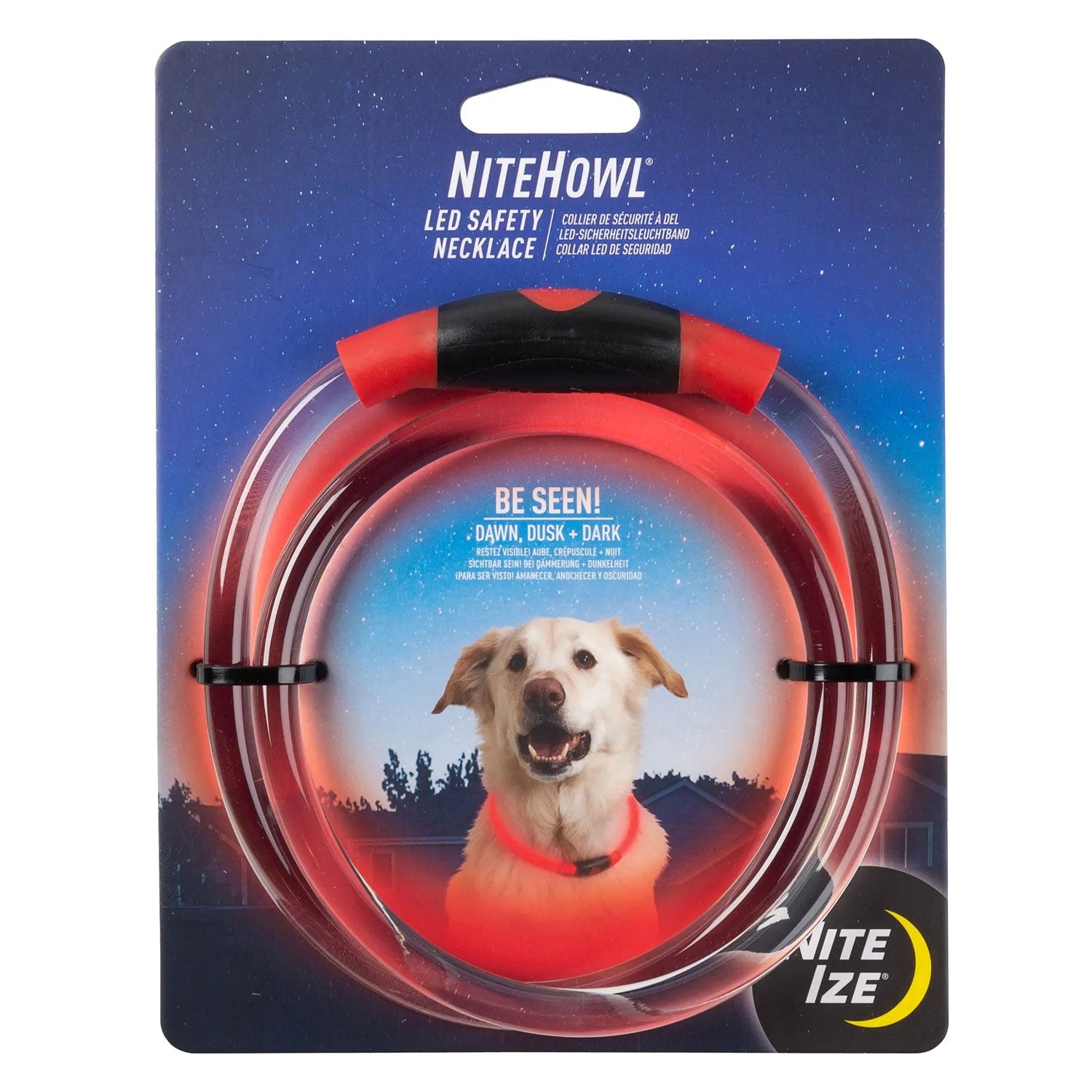 Nite Ize NiteHowl Rechargeable LED Safety Necklace - Pink Nite Ize NiteHowl Rechargeable LED Safety Necklace - Pink