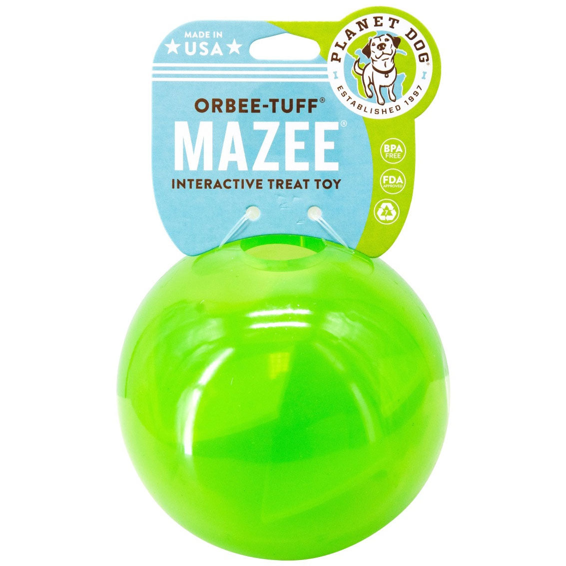 Pet Supplies : Pet Toys : Planet Dog Orbee-Tuff Snoop Interactive Treat  Dispensing Dog Toy, Large, Blue 