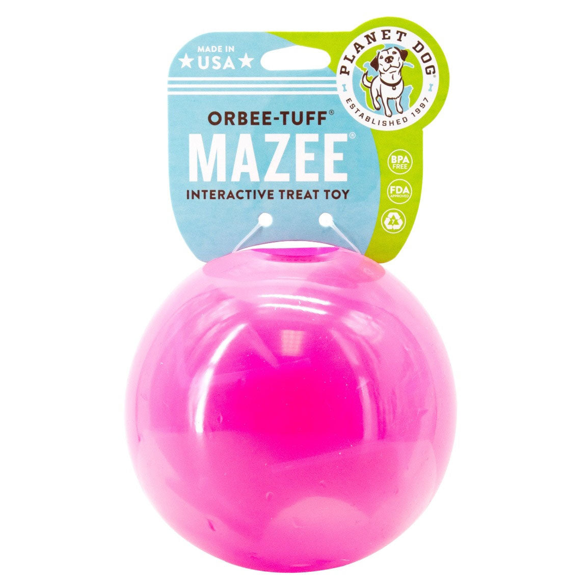 Planet Dog Orbee-Tuff Mazee Ball