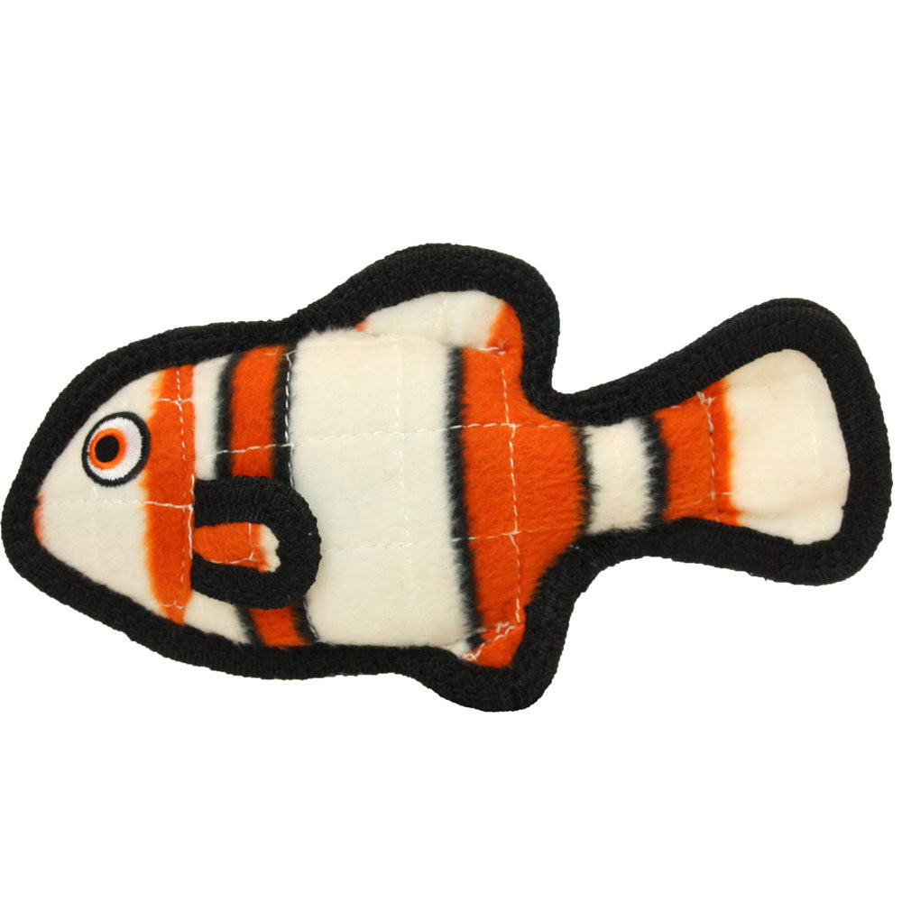 Tuffy Dog Toys Ocean Creature Junior Fish Dog Toy Orange Durable Dog ...