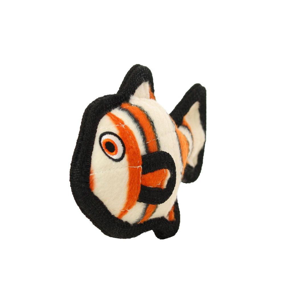 Tuffy Dog Toys Ocean Creature Junior Fish Dog Toy Orange Durable Dog ...