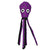 Tuffy Dog Toy Priolla the Purple Squid