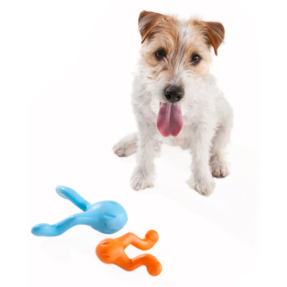 West Paw Zogoflex Toppl Dog Toy, Aqua Blue, Large