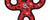 JR 3 Way Tug Red Paws