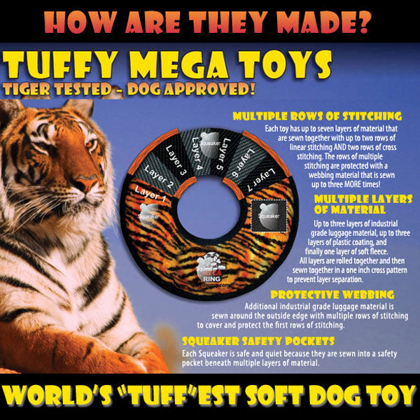 Tuffy Mega Ring Dog Toy Dogtuff